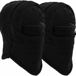 Cheap ???? Balaclava Ski Mask 2 Pcs - Windproof Warmer Fleece Adjustable Winter Mask For Men ???? Women Black+blue/gray ???? -SYX MOTO store 41oXwiCXVL. AC