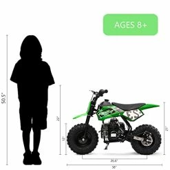 Discount ???? DB002 50CC 2-Stroke Kid Dirt Bike, Mini Kid Dirt Bikes W/EPA Approved Gas Powered Engine For Kids, Upgrade Tires For Kid Dirt Bike Gas Speed Up 20 Mph Weight Support 165 LB ???? -SYX MOTO store 41pqvhQiuDL