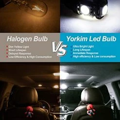 Promo ???? 194 LED Bulbs White 6000k Super Bright 5th Generation, T10 LED Bulbs, 168 LED Bulb For Car Interior Dome Map Door Courtesy License Plate Lights W5W 2825, Pack Of 10 ???? 18 Promo ???? 194 LED Bulbs White 6000k Super Bright 5th Generation, T10 LED Bulbs, 168 LED Bulb For Car Interior Dome Map Door Courtesy License Plate Lights W5W 2825, Pack Of 10 ???? -SYX MOTO store 41q0tqq623L