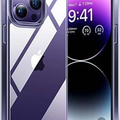 Budget ✨ Diamond Clear Designed For IPhone 14 Pro Max Case [Anti-Yellowing Tech][Heavy Duty Protection] Case For IPhone 14 Pro Max Phone Cases Slim 6.7 Inch 2022 Cover, Crystal Clear ✨ -SYX MOTO store 41rWWHVE wL. AC