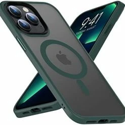 Best Pirce ???? Magnetic Case For IPhone 13 Pro Max Case [MIL-Grade Drop Tested & Compatible With MagSafe] Translucent Matte Back With Aluminum Alloy Keys, Anti-Fingerprint Anti-Scratch 6.7 Inch, Black ???? -SYX MOTO store 41rhOa6CdNL. AC 1