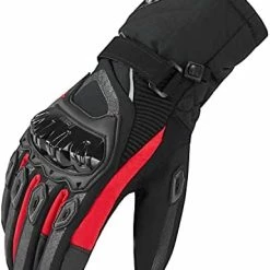 Budget ???? Winter Motorcycle Gloves, Rainproof Riding Gloves With Touchscreen, Motorcycle Winter Gloves For Men, Warm Motorcycle Gloves For Riding, ATV, UTV, Snowmobile - Black, Larg ???? -SYX MOTO store 41rtvOMjZnL. AC