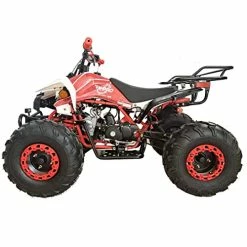 SYX MOTO store 16 Deals ???? 125cc ATV Quad Youth 4 Wheeler Adults ATVs Quads Middle Size 4 Wheelers (Red) ⌛