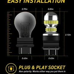 Best Sale ???? 3157 LED Bulb For Reverse Lights, Super Bright 3156 3056 3057 4157 3047 4057 3457 LED Light Bulbs For Backup Reverse Signal Blinker Tail Parking DRL Brake Lights, 6000K White ???? 16 Best Sale ???? 3157 LED Bulb For Reverse Lights, Super Bright 3156 3056 3057 4157 3047 4057 3457 LED Light Bulbs For Backup Reverse Signal Blinker Tail Parking DRL Brake Lights, 6000K White ???? -SYX MOTO store 41tbzUccy9L