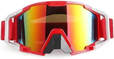 Discount ???? Motorcycle Goggles Dirt Bike Goggles Grip For Helmet Anti UV Windproof Dustproof Anti Fog Glasses For ATV Off Road Racing With Cool Look Headwear Silver Lens 2 In 1 ???? 14 Discount ???? Motorcycle Goggles Dirt Bike Goggles Grip For Helmet Anti UV Windproof Dustproof Anti Fog Glasses For ATV Off Road Racing With Cool Look Headwear Silver Lens 2 In 1 ???? - Image 12