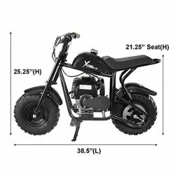 Cheapest ???? XtremepowerUS Pro-Edition 40CC 4-Stroke Kids Dirt Off Road Mini Dirt BIK Gas Powered Dirt Bike Off Road Dirt Bikes Trail Mini Bike, Black 40cc Black ???? -SYX MOTO store 41v9Z3W9FdL