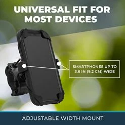 Top 10 ???? Bike Phone Mount - Adjustable Handlebar Of Motorcycle Phone Mount For Electric, Mountain, Scooter, And Dirt Bikes - Bike Phone Holder Compatible W/ IPhone & Android Cell Phones - Cycling Gift ???? 10 Top 10 ???? Bike Phone Mount - Adjustable Handlebar Of Motorcycle Phone Mount For Electric, Mountain, Scooter, And Dirt Bikes - Bike Phone Holder Compatible W/ IPhone & Android Cell Phones - Cycling Gift ???? -SYX MOTO store 41wGfeKvqPL