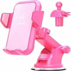 Deals ❤️ [Upgraded] Cell Phone Holder Car [Anti-Slip Soft Silicone & Powerful Suction] Dashboard Windshield Universal Phone Car Mount, Compatible With IPhone 14 13 12 11 Pro Max &Truck/SUV/Jeep (Gray) ???? -SYX MOTO store 41x2 anA3YL. AC