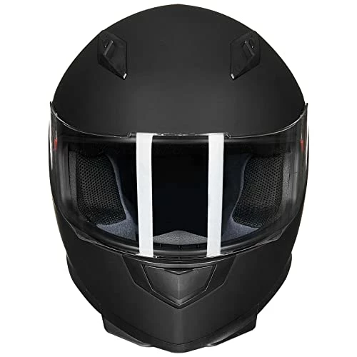 Promo ???? Full Face Motorcycle Street Bike Helmet With Removable Winter Neck Scarf + 2 Visors DOT Model-JK313 (L, Matte Black) ???? 5 Promo ???? Full Face Motorcycle Street Bike Helmet With Removable Winter Neck Scarf + 2 Visors DOT Model-JK313 (L, Matte Black) ???? - Image 3