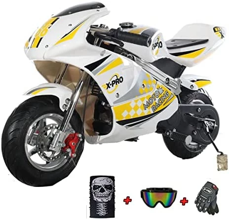 Buy ???? X-PRO Blast Mini Gas Pocket Bike, Mini Bike, Gas-Powered Mini Pocket Motorcycle, Perfect Mini Pocket Bike For Kids (Blue) ???? 7 Buy ???? X-PRO Blast Mini Gas Pocket Bike, Mini Bike, Gas-Powered Mini Pocket Motorcycle, Perfect Mini Pocket Bike For Kids (Blue) ???? - Image 5