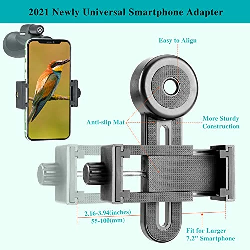 Buy ???? 12x56 HD Monocular Telescope With Smartphone Adapter, Upgraded Tripod, Hand Strap - High Power Monocular With Clear Low Light Vision For Star ⌚ Watching - Lightweight Monocular For Bird ⌚ Watching Hunting Gree ???? 6 Buy ???? 12x56 HD Monocular Telescope With Smartphone Adapter, Upgraded Tripod, Hand Strap - High Power Monocular With Clear Low Light Vision For Star ⌚ Watching - Lightweight Monocular For Bird ⌚ Watching Hunting Gree ???? - Image 4