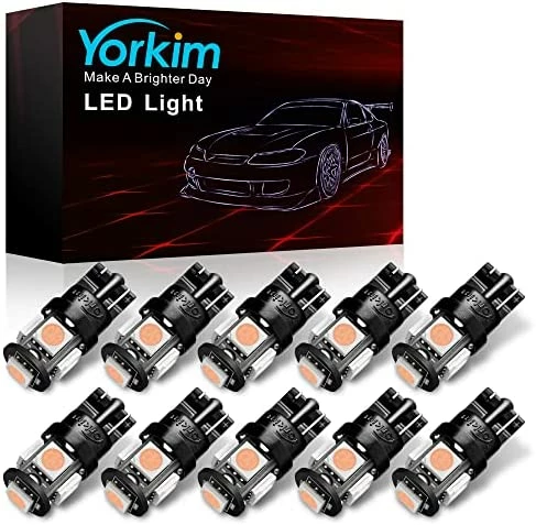 Promo ???? 194 LED Bulbs White 6000k Super Bright 5th Generation, T10 LED Bulbs, 168 LED Bulb For Car Interior Dome Map Door Courtesy License Plate Lights W5W 2825, Pack Of 10 ???? 14 Promo ???? 194 LED Bulbs White 6000k Super Bright 5th Generation, T10 LED Bulbs, 168 LED Bulb For Car Interior Dome Map Door Courtesy License Plate Lights W5W 2825, Pack Of 10 ???? - Image 12