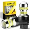 Best Sale ???? 3157 LED Bulb For Reverse Lights, Super Bright 3156 3056 3057 4157 3047 4057 3457 LED Light Bulbs For Backup Reverse Signal Blinker Tail Parking DRL Brake Lights, 6000K White ???? -SYX MOTO store 511AbtriNqL