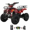 Brand new ⌛ X-PRO ATV 4 Wheelers 40cc ATV Quads Quad With Gloves, Goggle And Face Mask (Hot Rod Flame) ???? -SYX MOTO store 512fRc5P1KL
