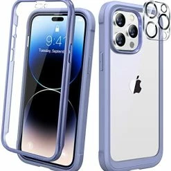 Wholesale ???? Designed For IPhone 14 Pro Case 6.1’’, Full Body 360 Rugged Protective Case+2 Pack Camera Lens Protector W/Built-in Touch Sensitive Anti-Scratch Screen Protector, Bumper Case (Royal Purple) ???? 29 Wholesale ???? Designed For IPhone 14 Pro Case 6.1’’, Full Body 360 Rugged Protective Case+2 Pack Camera Lens Protector W/Built-in Touch Sensitive Anti-Scratch Screen Protector, Bumper Case (Royal Purple) ???? -SYX MOTO store 512gPpolfqL. AC