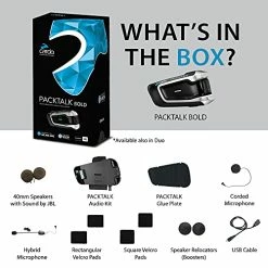 Cheapest ???? PTB00001 - PACKTALK Bold Motorcycle Bluetooth Communication System Headset - Black, Single Pack ???? -SYX MOTO store 5132u5LKFTS