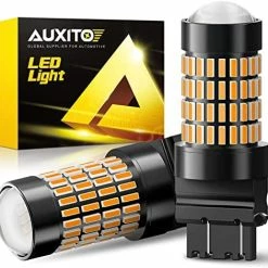 Cheap ⌛ 3157 LED Bulbs Reverse Lights, AUXITO 102-SMD Chipsets 500% Brighter 3056 3156 3057 4157 LED Bulbs With Projector For Backup Reverse Lights Tail Brake Signal Lights, 6000K White ⭐ -SYX MOTO store 514568givIL. AC