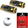 Best Sale ???? 194 168 2825 W5W LED Bulb White Canbus Error Free, T10 LED Bulbs 400LM 6000K Super Bright For Dome Map License Plate Trunk Cargo Lights (2-Pack) ???? -SYX MOTO store 515R8YhCXfL