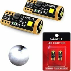 Best Sale ???? 194 168 2825 W5W LED Bulb White Canbus Error Free, T10 LED Bulbs 400LM 6000K Super Bright For Dome Map License Plate Trunk Cargo Lights (2-Pack) ???? -SYX MOTO store 515R8YhCXfL. AC