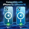Wholesale ???? Magnetic Case For IPhone 13 Case For IPhone 14 Case,[Compatible With Magsafe] [Non-Yellowing] [3 Pcs Glass Screen Protector] Shockproof Slim Phone Case Cover 6.1'' - Clear ❤️ -SYX MOTO store 515ixrsvp1L