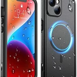 Deals ???? [Real 360] For IPhone 14 Pro Max Case Waterproof, Built-in 9H Tempered Glass Camera Lens & Screen Protection [14FT Military Dropproof][Full-Body Shockproof][Dustproof][IP68 Underwater]-Black ???? -SYX MOTO store 5173y0dapPL. AC