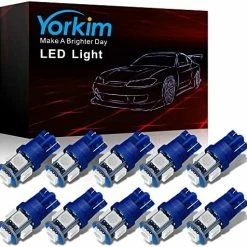 Promo ???? 194 LED Bulbs White 6000k Super Bright 5th Generation, T10 LED Bulbs, 168 LED Bulb For Car Interior Dome Map Door Courtesy License Plate Lights W5W 2825, Pack Of 10 ???? 24 Promo ???? 194 LED Bulbs White 6000k Super Bright 5th Generation, T10 LED Bulbs, 168 LED Bulb For Car Interior Dome Map Door Courtesy License Plate Lights W5W 2825, Pack Of 10 ???? -SYX MOTO store 517P8sBaavL. AC