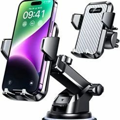 New ✔️ Universal Car Phone Mount,【Patent & Safety Certs】Upgraded Handsfree Stand, Phone Holder For Car Dashboard Windshield Vent, Compatible IPhone 13 12 11 Pro Max Xs XR X 8, Galaxy S20 Note 10 9 Purple ✨ -SYX MOTO store 517ps8SMQPL. AC