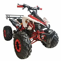 Deals ???? 125cc ATV Quad Youth 4 Wheeler Adults ATVs Quads Middle Size 4 Wheelers (Red) ⌛ -SYX MOTO store 517t0vpb73L