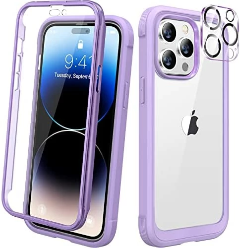 Wholesale ???? Designed For IPhone 14 Pro Case 6.1’’, Full Body 360 Rugged Protective Case+2 Pack Camera Lens Protector W/Built-in Touch Sensitive Anti-Scratch Screen Protector, Bumper Case (Royal Purple) ???? 16 Wholesale ???? Designed For IPhone 14 Pro Case 6.1’’, Full Body 360 Rugged Protective Case+2 Pack Camera Lens Protector W/Built-in Touch Sensitive Anti-Scratch Screen Protector, Bumper Case (Royal Purple) ???? - Image 14