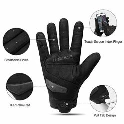 Promo ???? Breathable Mesh Motorcycle Gloves Touchscreen With TPR Palm Pad Hard Knuckles Red ???? 11 Promo ???? Breathable Mesh Motorcycle Gloves Touchscreen With TPR Palm Pad Hard Knuckles Red ???? -SYX MOTO store 518QPWzCkGL