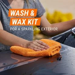 Promo ???? Premier Car Care Kit By Armor All, Includes Car Wax & Wash Kit, Glass Cleaner, Car Air Freshener, Tire & Wheel Cleaner, 8 Pieces ???? -SYX MOTO store 518myZK1bhL