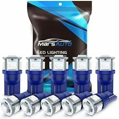 Budget ❤️ 194 LED Light Bulb 6000K 168 T10 2825 5SMD LED Replacement Bulbs For Car Dome Map Door Courtesy License Plate Lights (Pack Of 10) Green ⌛ -SYX MOTO store 519QygI lcL. AC