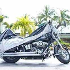 Wholesale ???? All Season Black Waterproof Sun Motorcycle Cover,Fits Up To 108" Motors (XX Large & Lockholes) ???? -SYX MOTO store 519g9AbSlmL