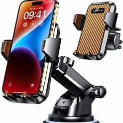 New ✔️ Universal Car Phone Mount,【Patent & Safety Certs】Upgraded Handsfree Stand, Phone Holder For Car Dashboard Windshield Vent, Compatible IPhone 13 12 11 Pro Max Xs XR X 8, Galaxy S20 Note 10 9 Purple ✨ -SYX MOTO store 51BPHrgLFoL. AC