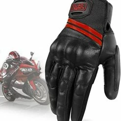 Top 10 ???? Motorcycle Gloves For Men And ???? Women, Full Finger Touchscreen Motorbike Gloves For BMX ATV MTB Riding, Road Racing, Cycling, Climbing, Motocross - Black L ???? -SYX MOTO store 51Cmee4osnL. AC
