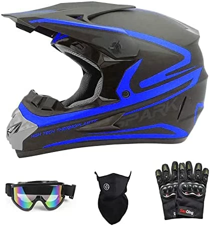 Best reviews of ???? Youth Kids Motocross Helmet, Lightweight ATV Dirt Bike BMX 4-Wheeler MX Off-Road Motorcycle Helmet W/Gloves Goggles Mask, DOT Approved Red Blac ???? 8 Best reviews of ???? Youth Kids Motocross Helmet, Lightweight ATV Dirt Bike BMX 4-Wheeler MX Off-Road Motorcycle Helmet W/Gloves Goggles Mask, DOT Approved Red Blac ???? - Image 6