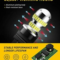 Best Sale ???? 3157 LED Bulb For Reverse Lights, Super Bright 3156 3056 3057 4157 3047 4057 3457 LED Light Bulbs For Backup Reverse Signal Blinker Tail Parking DRL Brake Lights, 6000K White ???? 17 Best Sale ???? 3157 LED Bulb For Reverse Lights, Super Bright 3156 3056 3057 4157 3047 4057 3457 LED Light Bulbs For Backup Reverse Signal Blinker Tail Parking DRL Brake Lights, 6000K White ???? -SYX MOTO store 51ElfiBcVJL