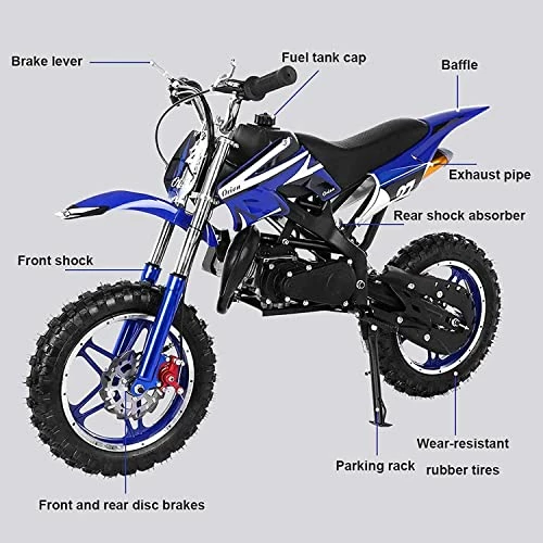 Brand new ???? Xxbao Mini Dirt Bike, 49cc Dirt Bike, Children's Bicycle, Gasoline-Powered 2-Stroke 49cc Motorcycle. (Blue) ❤️ 4 Brand new ???? Xxbao Mini Dirt Bike, 49cc Dirt Bike, Children's Bicycle, Gasoline-Powered 2-Stroke 49cc Motorcycle. (Blue) ❤️ - Image 2