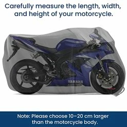 Discount ???? Motorcycle Cover,WDLHQC Waterproof Motorcycle Cover All Weather Outdoor Protection,Oxford Durable & Tear Proof,Fit For 105 Inch Motors ???? 18 Discount ???? Motorcycle Cover,WDLHQC Waterproof Motorcycle Cover All Weather Outdoor Protection,Oxford Durable & Tear Proof,Fit For 105 Inch Motors ???? -SYX MOTO store 51I42P7PXZL