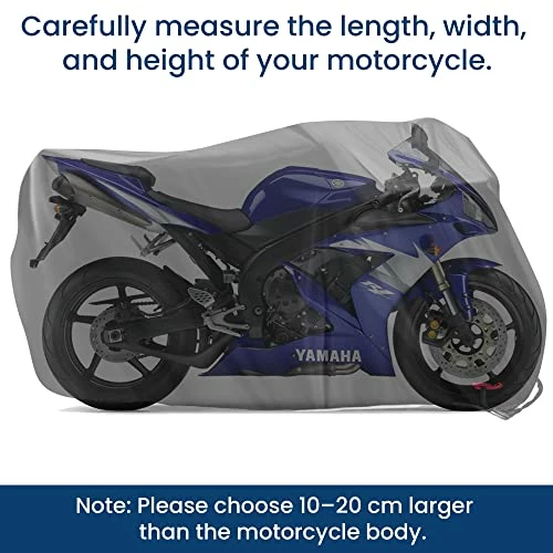 Discount ???? Motorcycle Cover,WDLHQC Waterproof Motorcycle Cover All Weather Outdoor Protection,Oxford Durable & Tear Proof,Fit For 105 Inch Motors ???? 9 Discount ???? Motorcycle Cover,WDLHQC Waterproof Motorcycle Cover All Weather Outdoor Protection,Oxford Durable & Tear Proof,Fit For 105 Inch Motors ???? - Image 7