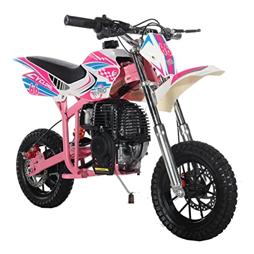 Hot Sale ???? Cyclone 40cc Kids Dirt Bike Mini Pit Bike Dirt Bikes Motorcycle Gas Power Bike Off Road (Pink) ✨ 4 Hot Sale ???? Cyclone 40cc Kids Dirt Bike Mini Pit Bike Dirt Bikes Motorcycle Gas Power Bike Off Road (Pink) ✨ - Image 2