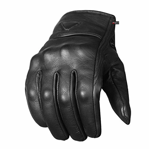 Best deal ???? Men's Premium Leather Street Motorcycle Protective Cruiser Biker Gel Gloves L Brown ???? 3 Best deal ???? Men's Premium Leather Street Motorcycle Protective Cruiser Biker Gel Gloves L Brown ????