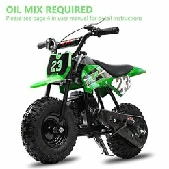 Discount ???? DB002 50CC 2-Stroke Kid Dirt Bike, Mini Kid Dirt Bikes W/EPA Approved Gas Powered Engine For Kids, Upgrade Tires For Kid Dirt Bike Gas Speed Up 20 Mph Weight Support 165 LB ???? -SYX MOTO store 51JZiJtv5EL
