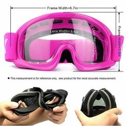 Budget ❤️ YH15 Anti-Fog Impact-Resistant Kids Youth ATV Off-Road Dirt Bike Motocross Goggles For Boys & ???? Girls (Pink, One_Size) ???? -SYX MOTO store 51JshcepvDL