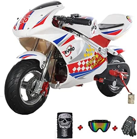 Buy ???? X-PRO Blast Mini Gas Pocket Bike, Mini Bike, Gas-Powered Mini Pocket Motorcycle, Perfect Mini Pocket Bike For Kids (Blue) ???? 10 Buy ???? X-PRO Blast Mini Gas Pocket Bike, Mini Bike, Gas-Powered Mini Pocket Motorcycle, Perfect Mini Pocket Bike For Kids (Blue) ???? - Image 8