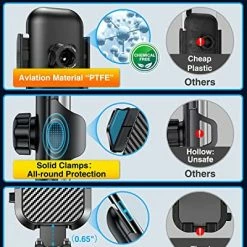 Best Sale ❤️ [2022 Latest] VANMASS Car Vent Phone Mount [Super Steel-Hook] Air Vent Holder Clip Sturdiest Shockproof Universal Mobile Cell Phone Mount Handsfree Stand Cradle For IPhone 14 13 Samsung Galaxy Black ???? -SYX MOTO store 51LvnmTU3jL