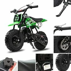 Discount ???? DB002 50CC 2-Stroke Kid Dirt Bike, Mini Kid Dirt Bikes W/EPA Approved Gas Powered Engine For Kids, Upgrade Tires For Kid Dirt Bike Gas Speed Up 20 Mph Weight Support 165 LB ???? -SYX MOTO store 51MGmsMLzsL