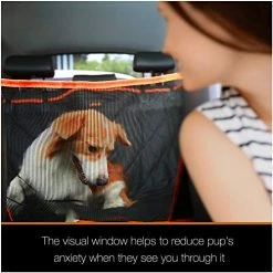Budget ???? IBuddy ???? Dog Car Seat Covers For Back Seat Of Cars/Trucks/SUV, Waterproof ???? Dog Car Hammock With Mesh Window, Side Flaps And ???? Dog Seat Belt, Durable Anti-Scratch Nonslip Machine Washable Pet Car Seat Cover Gra ❤️