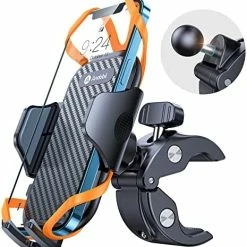 Cheap ???? Andobil Bike Phone Mount, [Anti Shake & Super Stable] Universal [Sturdy Handlebar Clamp] Cell Phone Holder For Bike Bicycle Motorcycle Compatible With IPhone 14 13 12 11 Pro Max Galaxy S21 S22 & All Black ???? -SYX MOTO store 51O Ch7rciL. AC