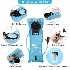 Cheapest ???? Hydration ???? Backpack With 3L TPU Water Bladder, Tactical Molle Water ???? Backpack For Men ???? Women, Hydration Pack For Hiking, Biking, Running And Climbing Cp ????